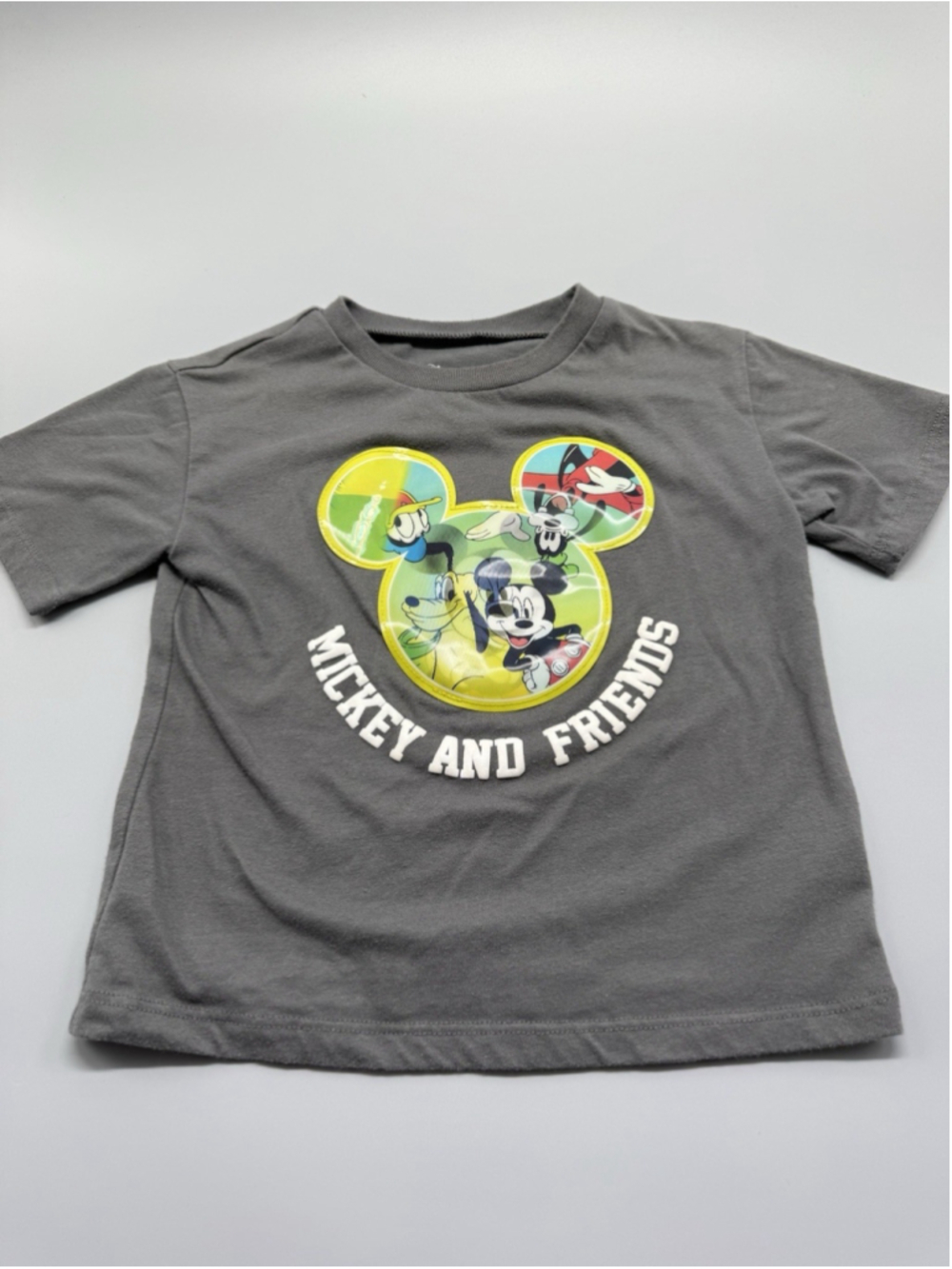 Disney Mickey And Friends T Shirt Kids Size 3T Gray changing image